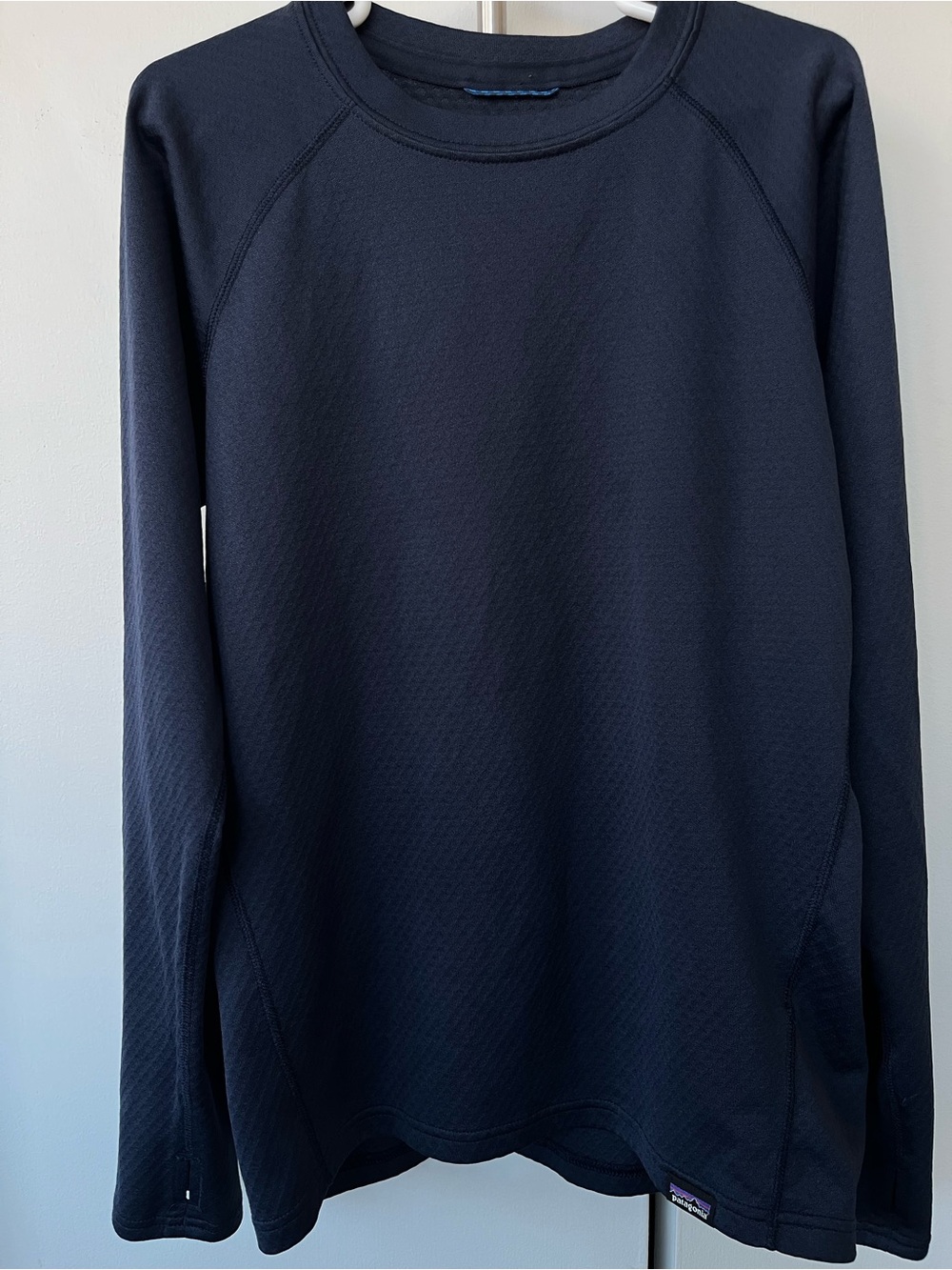 Patagonia Boys Crewneck Patagonia Capilene Baselayer in Navy Size L Outdoors